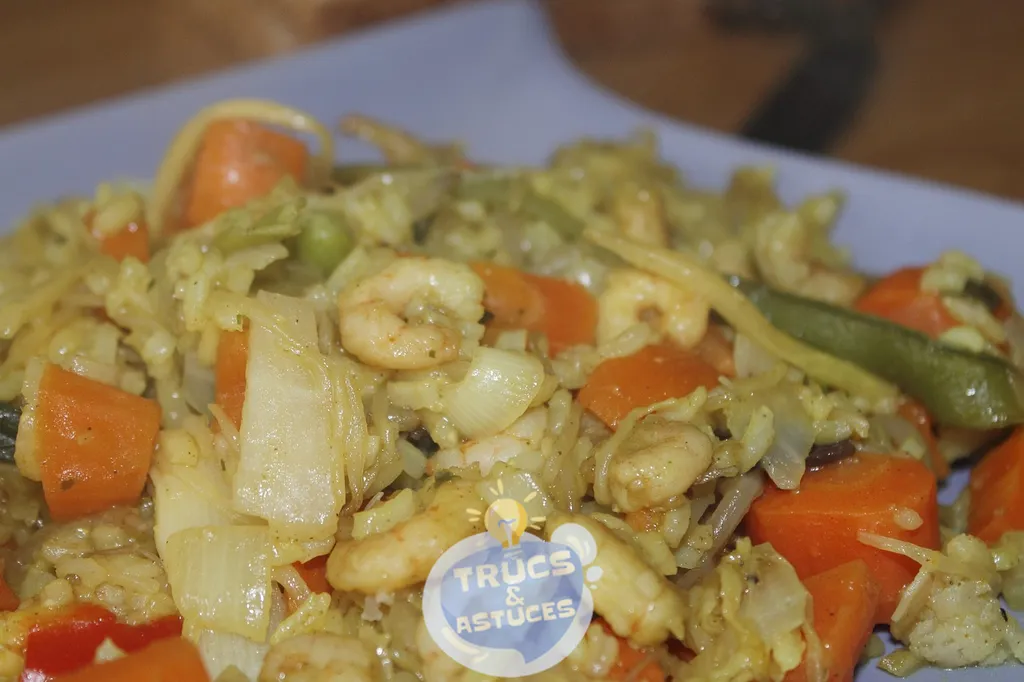 saute de crevettes et legumes une recette facile et rapide