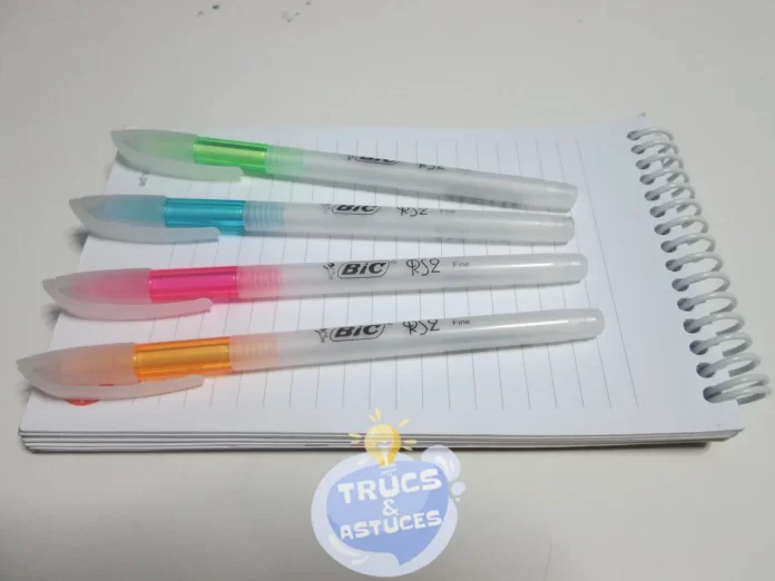 trous dans vos stylos bic comment les 3 types sont utilises et leur fonction